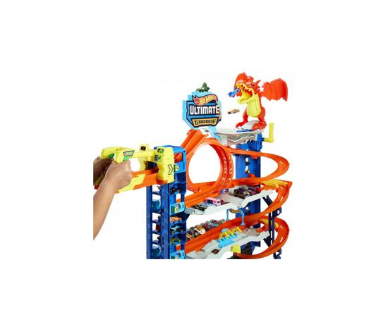 Автотрек Hot Wheels Легендарный гараж (HKX48), изображение 6 Автотрек Hot Wheels Легендарный гараж (HKX48), изображение 6