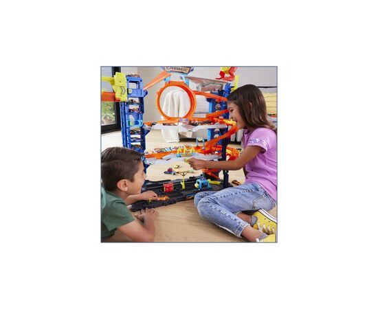 Автотрек Hot Wheels Легендарный гараж (HKX48), изображение 9 Автотрек Hot Wheels Легендарный гараж (HKX48), изображение 9