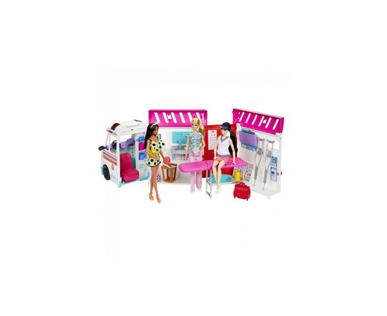Ігровий набір Barbie Рятувальний центр (HKT79), зображення 4 Ігровий набір Barbie Рятувальний центр (HKT79), зображення 4