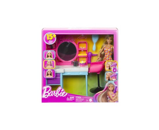 Игровой набор Barbie Парикмахерский салон (HKV00), изображение 9 Игровой набор Barbie Парикмахерский салон (HKV00), изображение 9