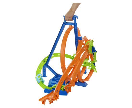 Автотрек Hot Wheels Гигантская петля Бешеные столкновения (HNL97), изображение 4 Автотрек Hot Wheels Гигантская петля Бешеные столкновения (HNL97), изображение 4