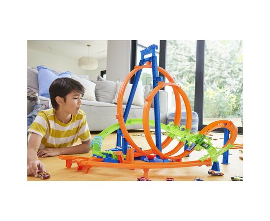 Автотрек Hot Wheels Гигантская петля Бешеные столкновения (HNL97), изображение 6 Автотрек Hot Wheels Гигантская петля Бешеные столкновения (HNL97), изображение 6