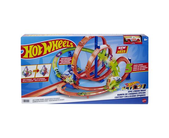 Автотрек Hot Wheels Гигантская петля Бешеные столкновения (HNL97), изображение 7 Автотрек Hot Wheels Гигантская петля Бешеные столкновения (HNL97), изображение 7