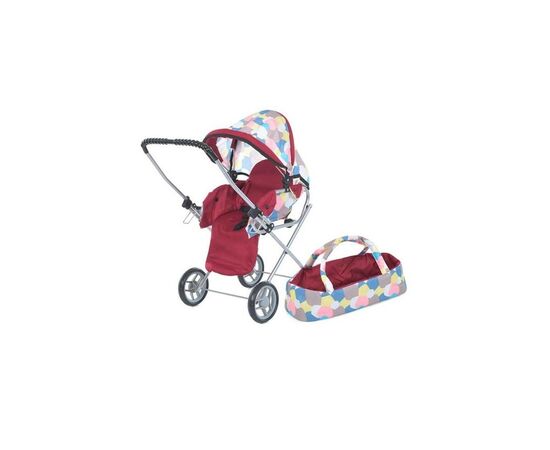 Коляска для кукол Melogo 9391 burgundy (Melogo 9391 burgundy)