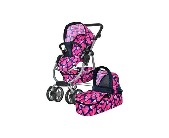 Коляска для ляльок Melogo 9662M pink/blue (Melogo 9662M pink/blue)