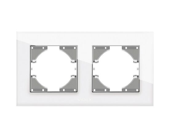 Рамка Videx VF-BNFRG2H-W, изображение 2 Рамка Videx VF-BNFRG2H-W, изображение 2