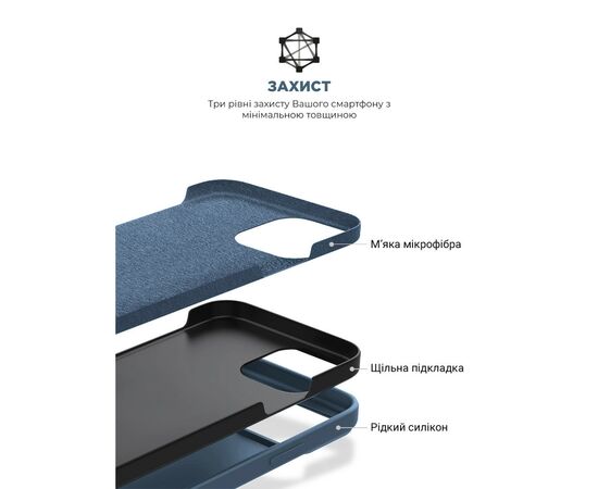 Чехол для мобильного телефона Armorstandart ICON2 Case Apple iPhone 15 Pro Max Storm Blue (ARM70530), изображение 6 Чехол для мобильного телефона Armorstandart ICON2 Case Apple iPhone 15 Pro Max Storm Blue (ARM70530), изображение 6