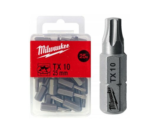 Набор бит Milwaukee SHOCKWAVE, TX10, 25мм, 25шт (4932399594), изображение 2