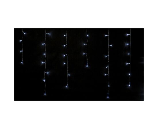 Гирлянда Delux ICICLE С 100LED 3.2х0.7 м Белый/прозрачный IP20 (90015252), изображение 2 Гирлянда Delux ICICLE С 100LED 3.2х0.7 м Белый/прозрачный IP20 (90015252), изображение 2