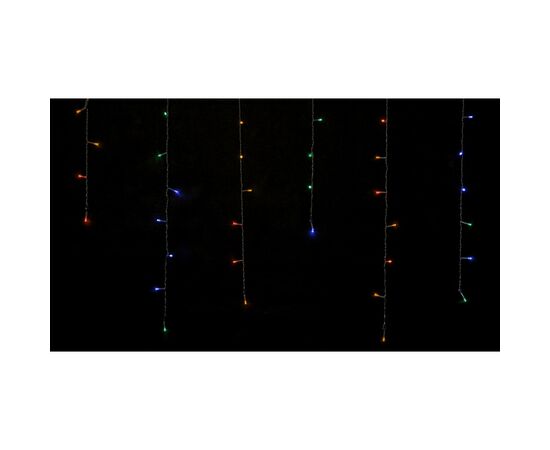 Гирлянда Delux ICICLE 100 LED C 3.2х0.7 м Мульти/Прозрачный IP20 (90015254), изображение 2 Гирлянда Delux ICICLE 100 LED C 3.2х0.7 м Мульти/Прозрачный IP20 (90015254), изображение 2