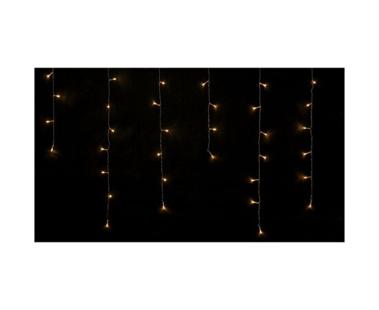 Гирлянда Delux ICICLE С 100 LED 3.2х0.7 м Теплый белый/прозрачный IP20 (90015255), изображение 2 Гирлянда Delux ICICLE С 100 LED 3.2х0.7 м Теплый белый/прозрачный IP20 (90015255), изображение 2