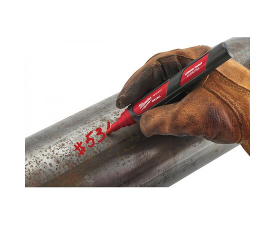 Маркер Milwaukee INKZALL Красный - LP (4932492143), изображение 3 Маркер Milwaukee INKZALL Красный - LP (4932492143), изображение 3