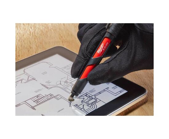 Маркер Milwaukee INKZALL для стройплощадки тонкий со стилусом (48223101), изображение 6 Маркер Milwaukee INKZALL для стройплощадки тонкий со стилусом (48223101), изображение 6