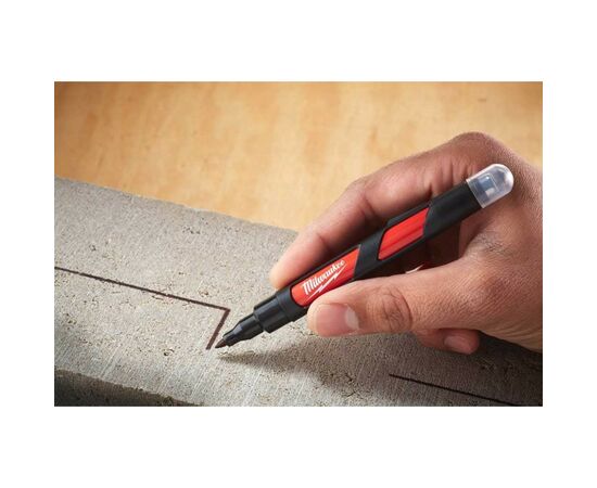 Маркер Milwaukee INKZALL для стройплощадки тонкий со стилусом (48223101), изображение 8 Маркер Milwaukee INKZALL для стройплощадки тонкий со стилусом (48223101), изображение 8