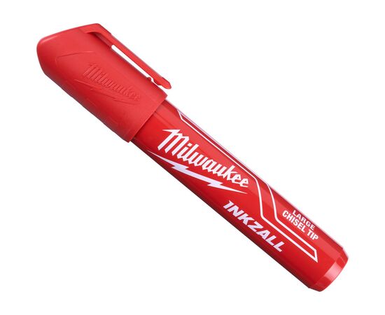 Маркер Milwaukee для будмайданчика INKZALL, великий (L), червоний (4932471556)
