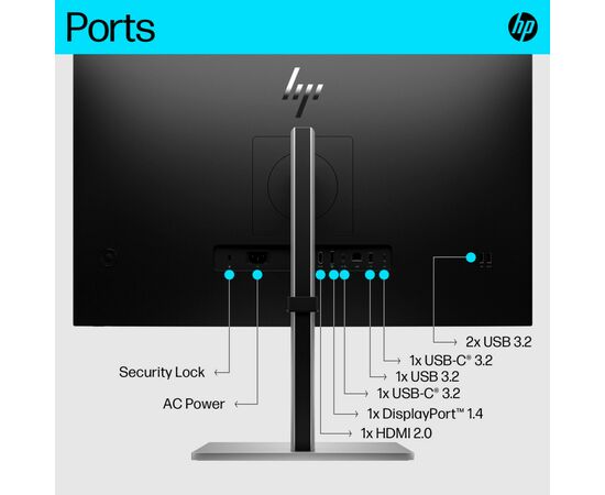 Монитор HP E27k G5 (6N4C4AA), изображение 4 Монитор HP E27k G5 (6N4C4AA), изображение 4