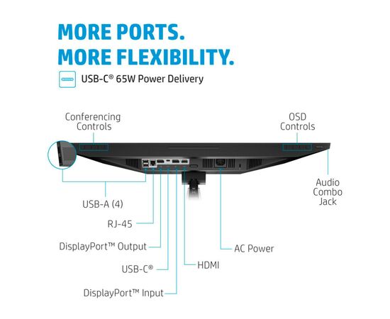 Монитор HP E27m G4 (40Z29AA), изображение 8 Монитор HP E27m G4 (40Z29AA), изображение 8