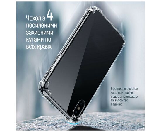 Чехол для мобильного телефона ColorWay TPU AntiShock Samsung Galaxy A05s Clear (CW-CTASSGA057), изображение 2 Чехол для мобильного телефона ColorWay TPU AntiShock Samsung Galaxy A05s Clear (CW-CTASSGA057), изображение 2