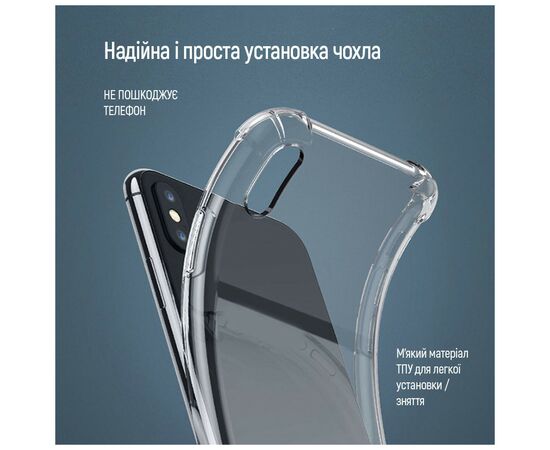 Чехол для мобильного телефона ColorWay TPU AntiShock Samsung Galaxy A05s Clear (CW-CTASSGA057), изображение 5 Чехол для мобильного телефона ColorWay TPU AntiShock Samsung Galaxy A05s Clear (CW-CTASSGA057), изображение 5