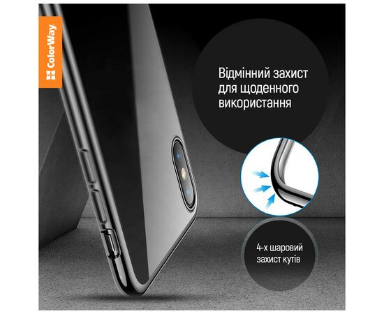 Чехол для мобильного телефона ColorWay TPU matt Samsung Galaxy A05s black (CW-CTMSGA057-BK), изображение 4 Чехол для мобильного телефона ColorWay TPU matt Samsung Galaxy A05s black (CW-CTMSGA057-BK), изображение 4