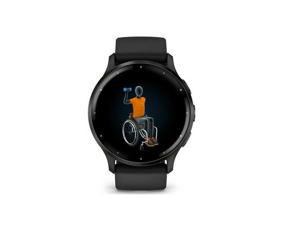 Смарт-часы Garmin Venu 3, Black + Slate, GPS (010-02784-01), изображение 8 Смарт-часы Garmin Venu 3, Black + Slate, GPS (010-02784-01), изображение 8