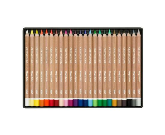 Карандаши цветные Cretacolor Megacolor 24 кольори (9014400280887), изображение 2 Карандаши цветные Cretacolor Megacolor 24 кольори (9014400280887), изображение 2