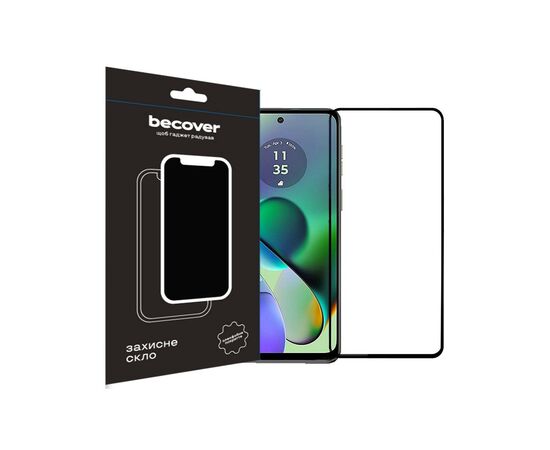 Стекло защитное BeCover Motorola Moto G54 / G54 Power Black (710107)