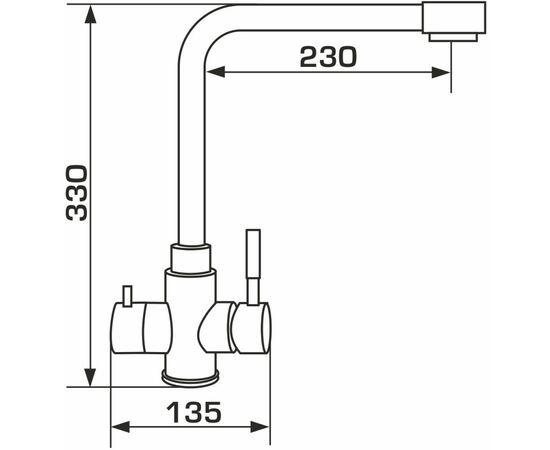 Смеситель GRANADO Badalona Grafito (gz0409), изображение 6