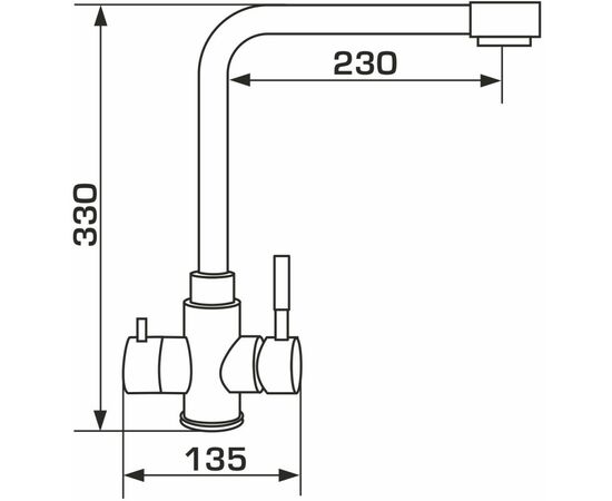 Смеситель GRANADO Badalona ivory (gz0404), изображение 6 Смеситель GRANADO Badalona ivory (gz0404), изображение 6