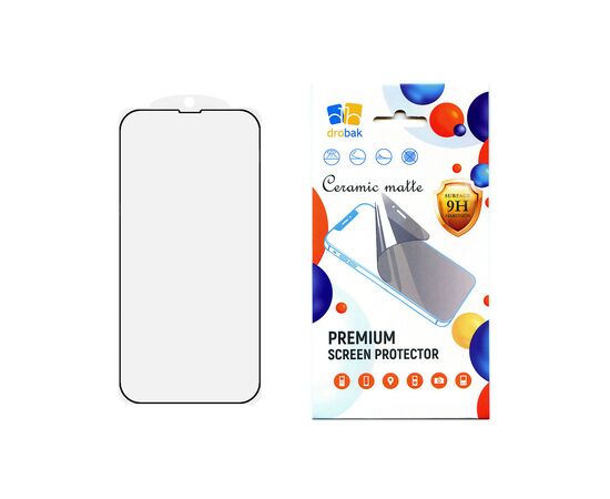 Стекло защитное Drobak Matte Ceramics Apple iPhone 15 (292921)