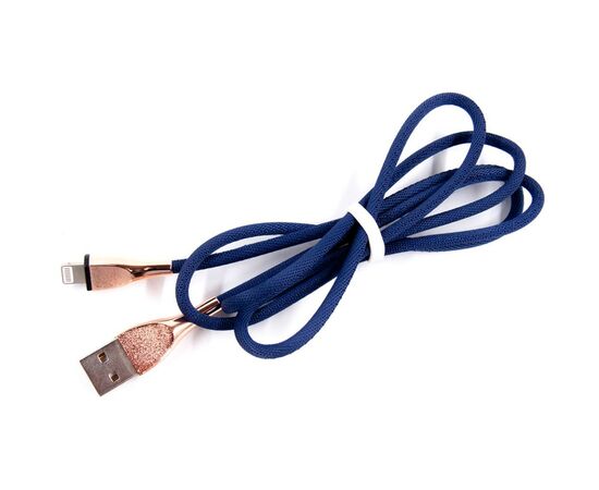 Дата кабель USB 2.0 AM to Lightning 1.0m blue Dengos (NTK-L-SET-DBLUE)