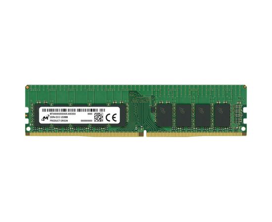 Модуль пам'яті для сервера Micron DDR4 ECC UDIMM 16GB 1Rx8 3200 CL22 (16Gbit) (Single Pack) (MTA9ASF2G72AZ-3G2R)
