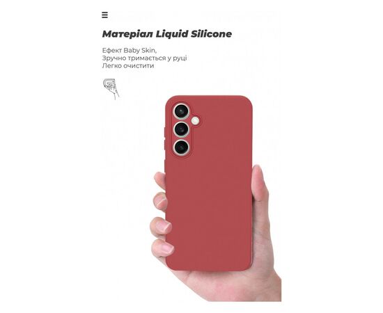 Чехол для мобильного телефона Armorstandart ICON Case Samsung S23FE 5G Camera cover Marsala (ARM69630), изображение 7