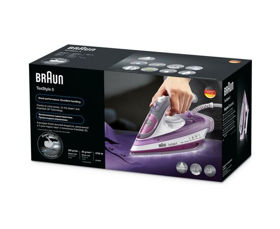 Утюг Braun SI 5037 VI (SI5037VI), изображение 4 Утюг Braun SI 5037 VI (SI5037VI), изображение 4