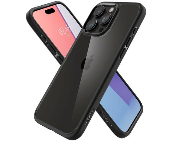 Чехол для мобильного телефона Spigen Apple iPhone 15 Pro Ultra Hybrid Matte Black (ACS06713), изображение 10 Чехол для мобильного телефона Spigen Apple iPhone 15 Pro Ultra Hybrid Matte Black (ACS06713), изображение 10