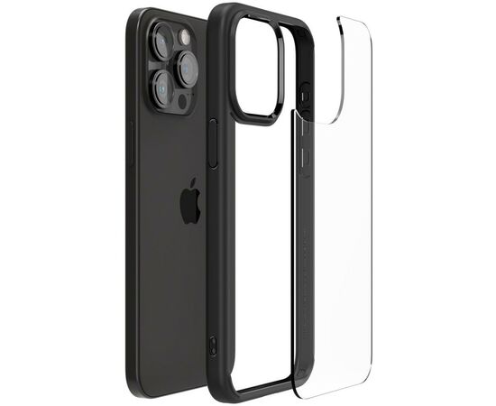 Чехол для мобильного телефона Spigen Apple iPhone 15 Pro Ultra Hybrid Matte Black (ACS06713), изображение 9 Чехол для мобильного телефона Spigen Apple iPhone 15 Pro Ultra Hybrid Matte Black (ACS06713), изображение 9
