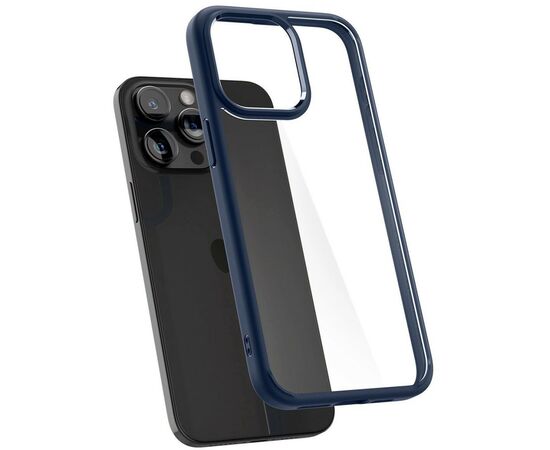 Чехол для мобильного телефона Spigen Apple iPhone 15 Pro Ultra Hybrid Navy Blue (ACS06711), изображение 8 Чехол для мобильного телефона Spigen Apple iPhone 15 Pro Ultra Hybrid Navy Blue (ACS06711), изображение 8