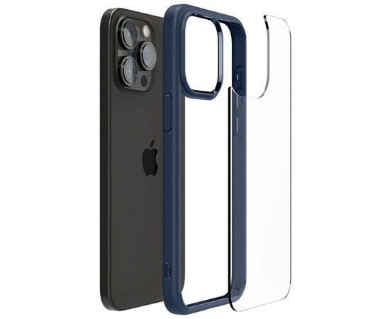 Чехол для мобильного телефона Spigen Apple iPhone 15 Pro Ultra Hybrid Navy Blue (ACS06711), изображение 9 Чехол для мобильного телефона Spigen Apple iPhone 15 Pro Ultra Hybrid Navy Blue (ACS06711), изображение 9