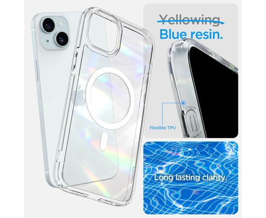 Чехол для мобильного телефона Spigen Apple iPhone 15 Ultra Hybrid MagFit White (ACS06802), изображение 4 Чехол для мобильного телефона Spigen Apple iPhone 15 Ultra Hybrid MagFit White (ACS06802), изображение 4