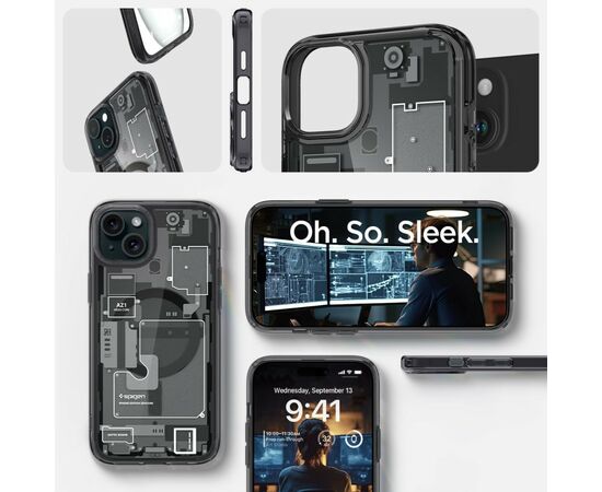 Чехол для мобильного телефона Spigen Apple iPhone 15 Ultra Hybrid MagFit Zero One (ACS06806), изображение 10