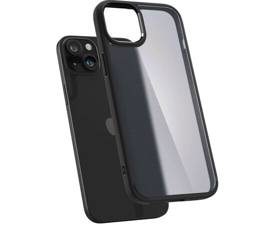 Чехол для мобильного телефона Spigen Apple iPhone 15 Ultra Hybrid Frost Black (ACS06797), изображение 5 Чехол для мобильного телефона Spigen Apple iPhone 15 Ultra Hybrid Frost Black (ACS06797), изображение 5