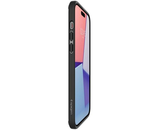 Чехол для мобильного телефона Spigen Apple iPhone 15 Ultra Hybrid Frost Black (ACS06797), изображение 9 Чехол для мобильного телефона Spigen Apple iPhone 15 Ultra Hybrid Frost Black (ACS06797), изображение 9