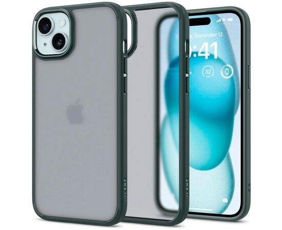 Чехол для мобильного телефона Spigen Apple iPhone 15 Ultra Hybrid Frost Green (ACS06798), изображение 2 Чехол для мобильного телефона Spigen Apple iPhone 15 Ultra Hybrid Frost Green (ACS06798), изображение 2