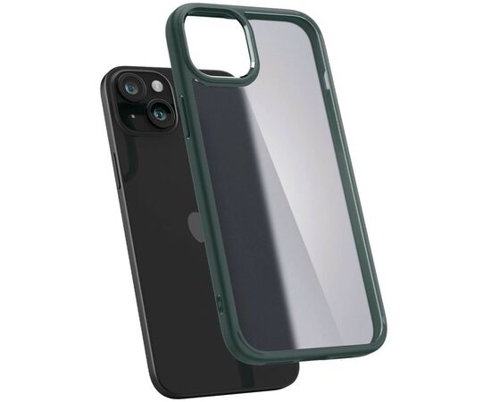 Чехол для мобильного телефона Spigen Apple iPhone 15 Ultra Hybrid Frost Green (ACS06798), изображение 5 Чехол для мобильного телефона Spigen Apple iPhone 15 Ultra Hybrid Frost Green (ACS06798), изображение 5