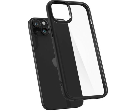 Чехол для мобильного телефона Spigen Apple iPhone 15 Ultra Hybrid Matte Black (ACS06799), изображение 5 Чехол для мобильного телефона Spigen Apple iPhone 15 Ultra Hybrid Matte Black (ACS06799), изображение 5
