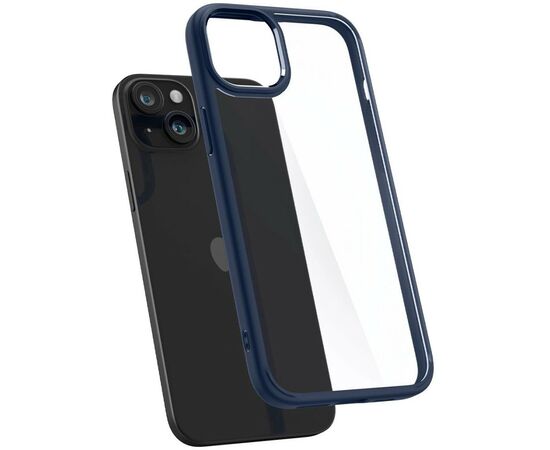 Чехол для мобильного телефона Spigen Apple iPhone 15 Ultra Hybrid Navy Blue (ACS06801), изображение 8 Чехол для мобильного телефона Spigen Apple iPhone 15 Ultra Hybrid Navy Blue (ACS06801), изображение 8