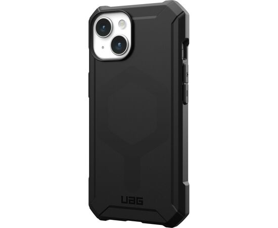 Чехол для мобильного телефона UAG Apple iPhone 15 Essential Armor Magsafe Black (114288114040), изображение 8 Чехол для мобильного телефона UAG Apple iPhone 15 Essential Armor Magsafe Black (114288114040), изображение 8