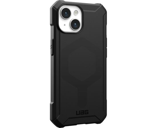 Чехол для мобильного телефона UAG Apple iPhone 15 Essential Armor Magsafe Black (114288114040), изображение 9 Чехол для мобильного телефона UAG Apple iPhone 15 Essential Armor Magsafe Black (114288114040), изображение 9