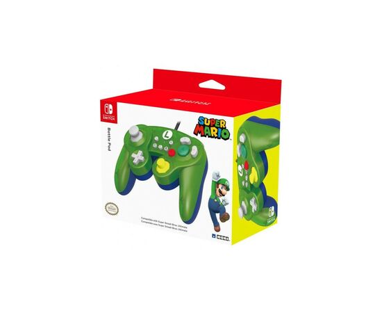 Геймпад Hori Battle Pad (Luigi) for Nintendo Switch (NSW-136U), изображение 3 Геймпад Hori Battle Pad (Luigi) for Nintendo Switch (NSW-136U), изображение 3