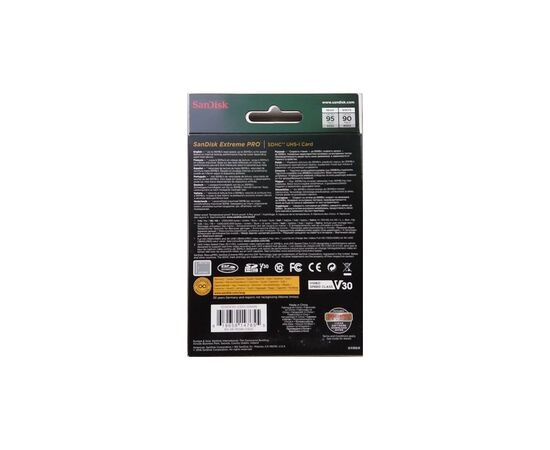 Карта памяти SanDisk 32GB SD class 10 UHS-I U3 V30 Extreme PRO (SDSDXXO-032G-GN4IN), изображение 5 Карта памяти SanDisk 32GB SD class 10 UHS-I U3 V30 Extreme PRO (SDSDXXO-032G-GN4IN), изображение 5